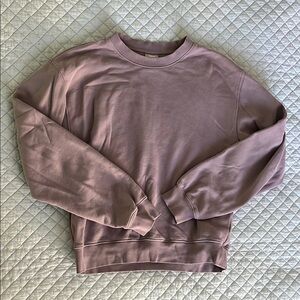 Aritizia TNA Purple Crewneck